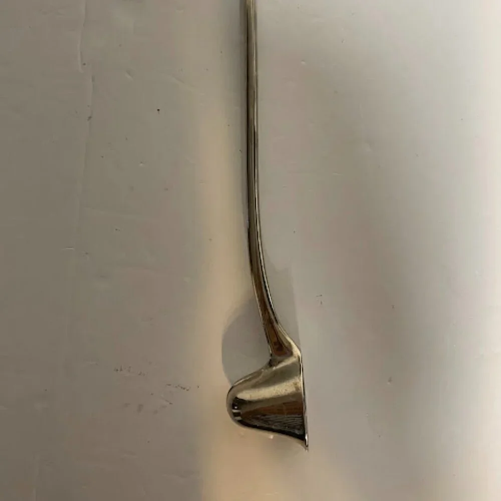 Elegant Vintage Silver-Tone Bell Candle Snuffer